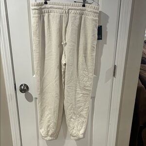 Wild Fable Cream Track Pants